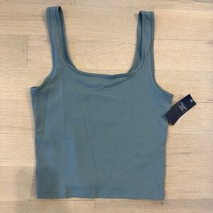 NWT Abercrombie & Fitch Soft A&F Collection Crop Tank - Blue S